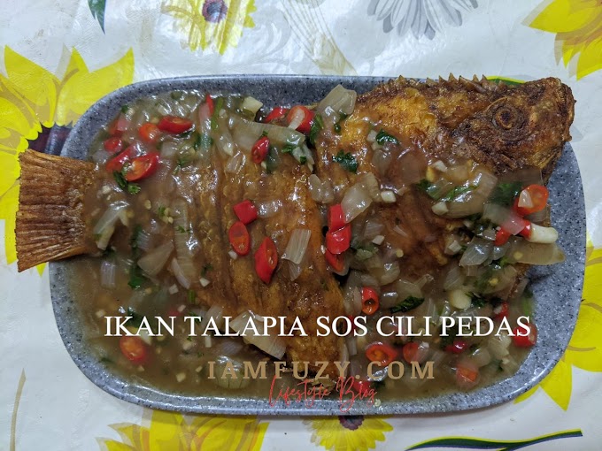 Resipi Ikan Talapia Goreng Sos Cili Pedas