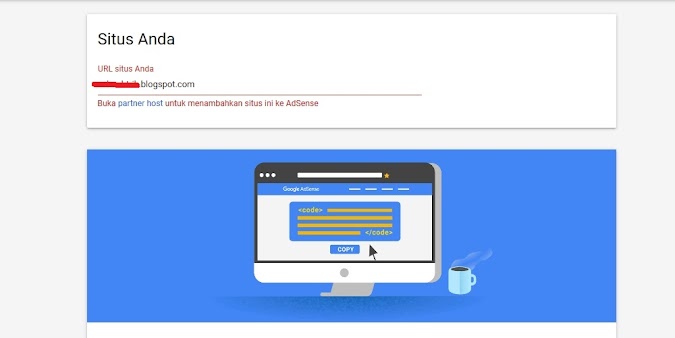 Cara Mudah Add Site Blogspot di Google Adsense 
