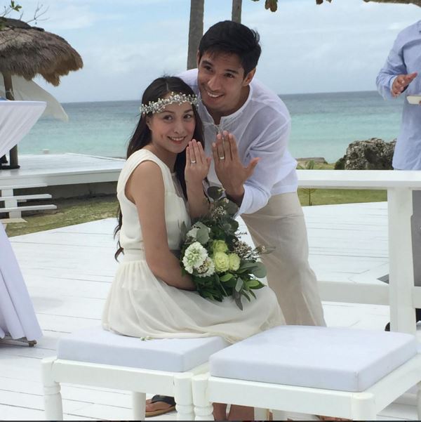 Christine Reyes and Ali Khatibi have finally exchanged vows on Wednesday! 