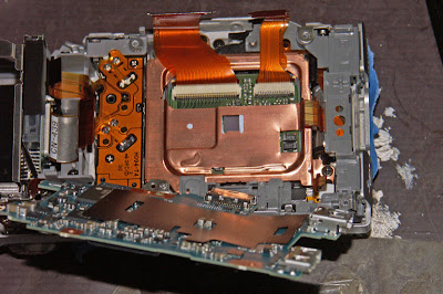 sony nex disassembled components chips infrared