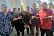  98 Hewan Kurban Disalurkan Said Abdullah Bersama Yayasan Fatimah Bin Said Gauzan dan DPC PDI Perjuangan