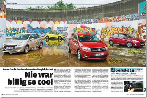 Test Autobild Dacia Sandero 01