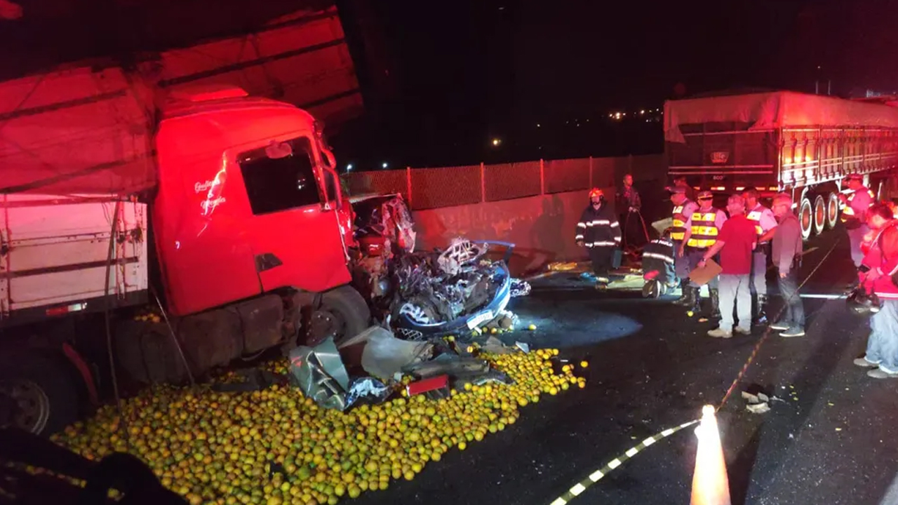 Criança de 10 anos morre em acidente envolvendo caminhões em Jaú