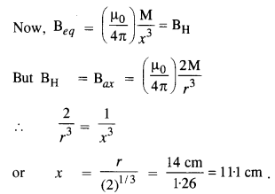 Solutions Class 12 Physics Chapter-5 (Magnetism and Matter)