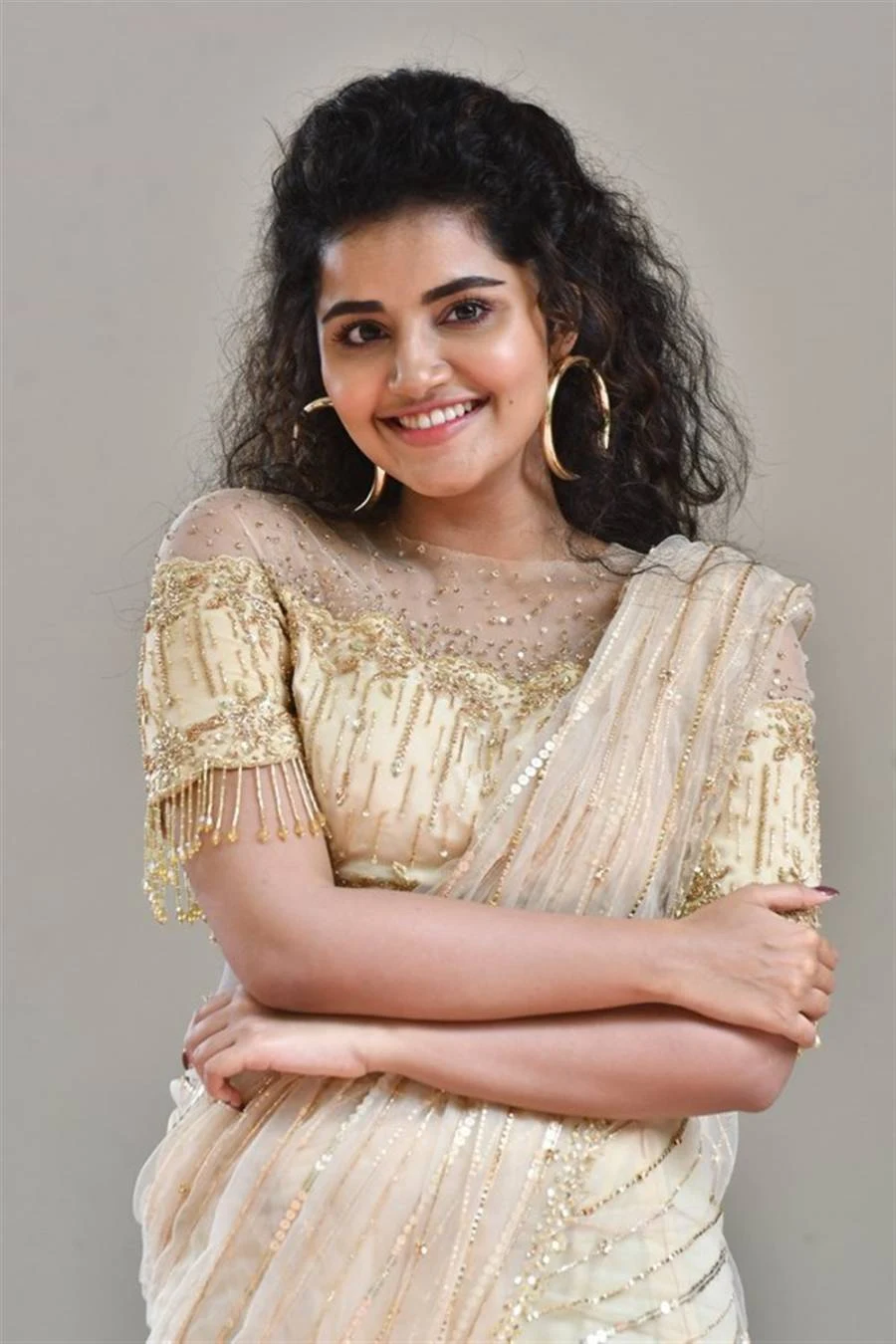 Anupama Parameswaran at Rakshasudu Movie Press Meet