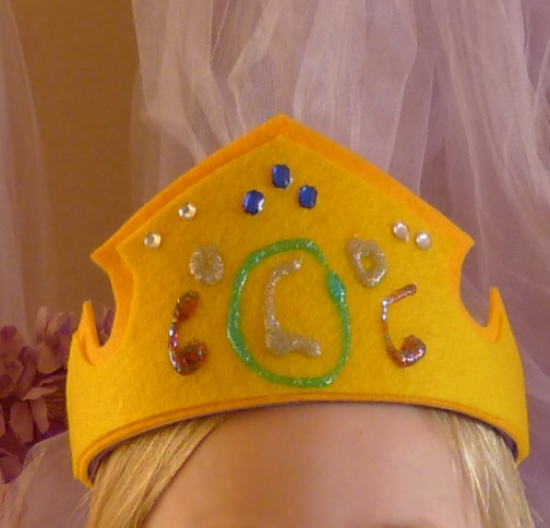 princess crown template to print. Decorate a Princess Crown: