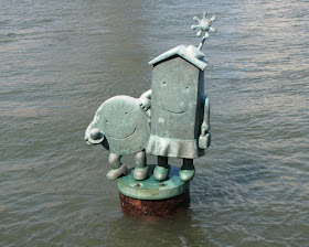 The Marriage of Real Estate and Money by Tom Otterness, Roosevelt Island, New York