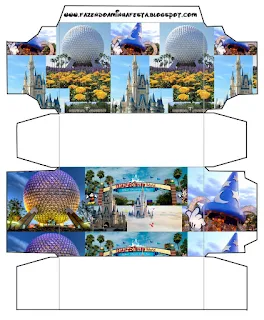 Walt Disney World Free Printable Box.