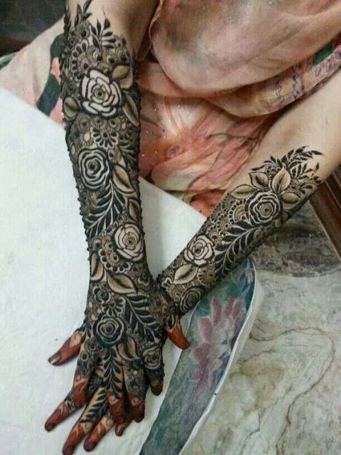  Full Hand Arabic Mehndi Beautiful Designs