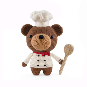 bear cook Amigurumi crochet pattern
