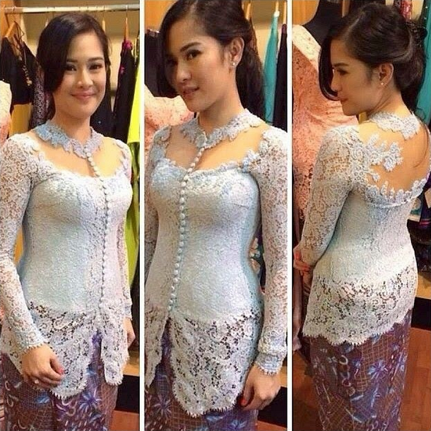  Gaun Kebaya Modern Untuk Pengantin Wisuda gebeet com