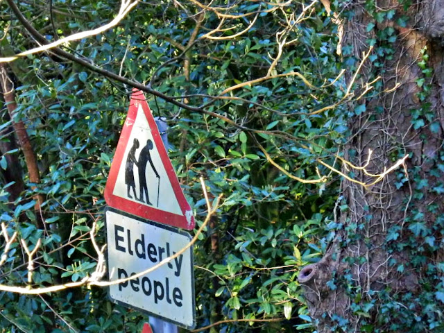 Elderly People Road Sign, Cornwall