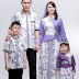 Baju Batik Gamis Sarimbit Keluarga Zoya