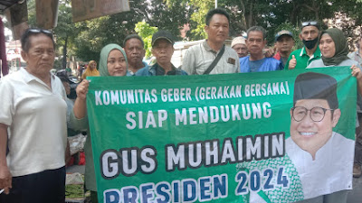 Komunitas Gerakan Bersama Kayuputih Pulogadung Deklarasikan Dukung Gus Imin Maju Menjadi Presiden RI 2024-2029