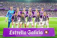 REAL VALLADOLID C. F. Temporada 2022-23. Sergio Asenjo, Kike Pérez, Sergi Guardiola, Javi Sánchez, Sergio Escudero, Joaquín. Óscar Plano, Álvaro Aguado, Luis Pérez, Iván Sánchez, Roque Mesa. REAL VALLADOLID C. F. 1 U. D. ALMERÍA 0 Lunes 05/09/2022, 21:00 horas. Campeonato de Liga de 1ª División, jornada 4. Valladolid Estadio Municipal José Zorrilla 20.260 espectadores. GOLES: 1-0: 90+3’, Shon Weissman.