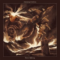 pochette PESSIMYSTIC burnt offering, EP 2023