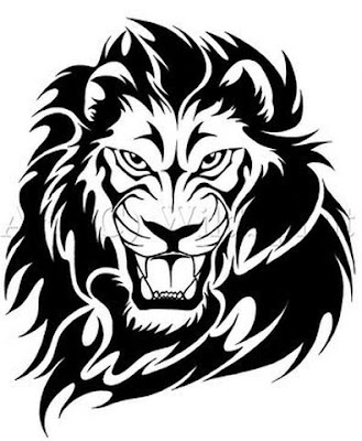 tribal tattoos lion