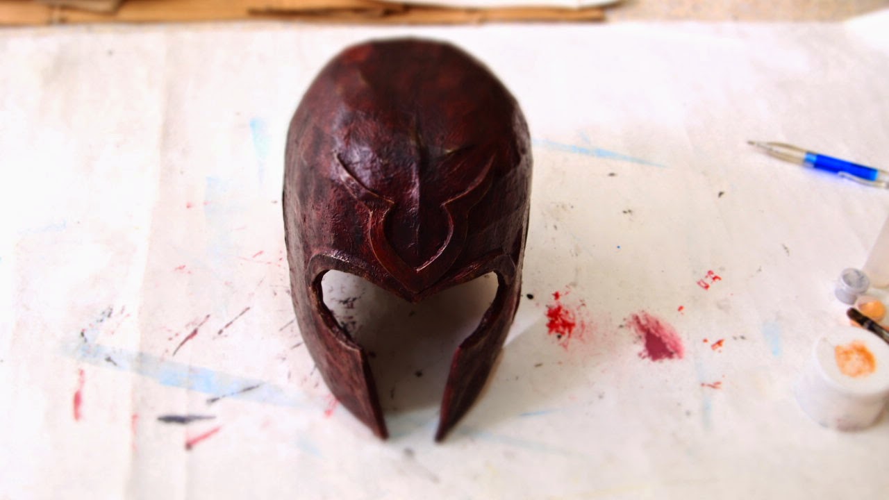 a assembling toilet Magneto (with DoFP   Helmet lomo: template) DIY dali Cardboard