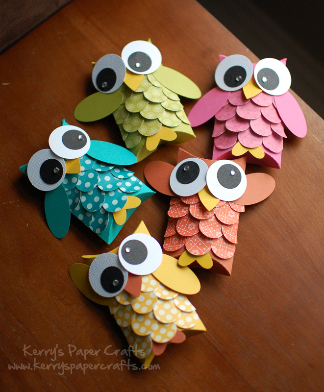 paper Across Crafts  Adorable Owl  xmas  construction Lines craft