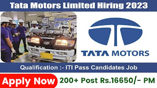 Tata moters Pesenger Vehicle ltd New Campus Placement 2023
