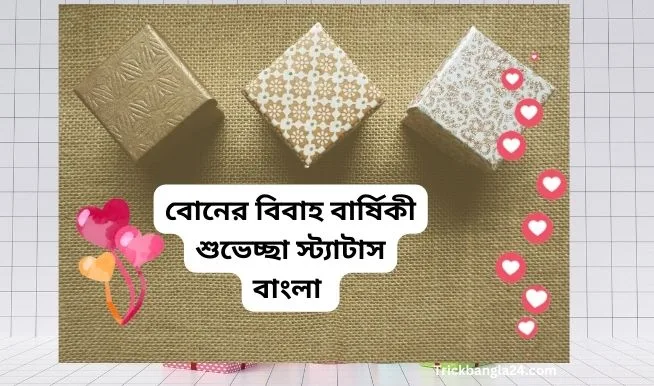 বোনের বিবাহ বার্ষিকী শুভেচ্ছা স্ট্যাটাস বাংলা । বোনের বিবাহ বার্ষিকী -  Anniversary Wishes for Sister