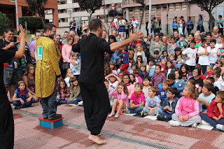 Carrera proeuskera y actividades infantiles en las fiestas de Rontegi