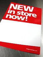 New In Store Now Sign