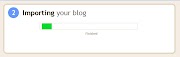 Can't import my blog. Sigh!