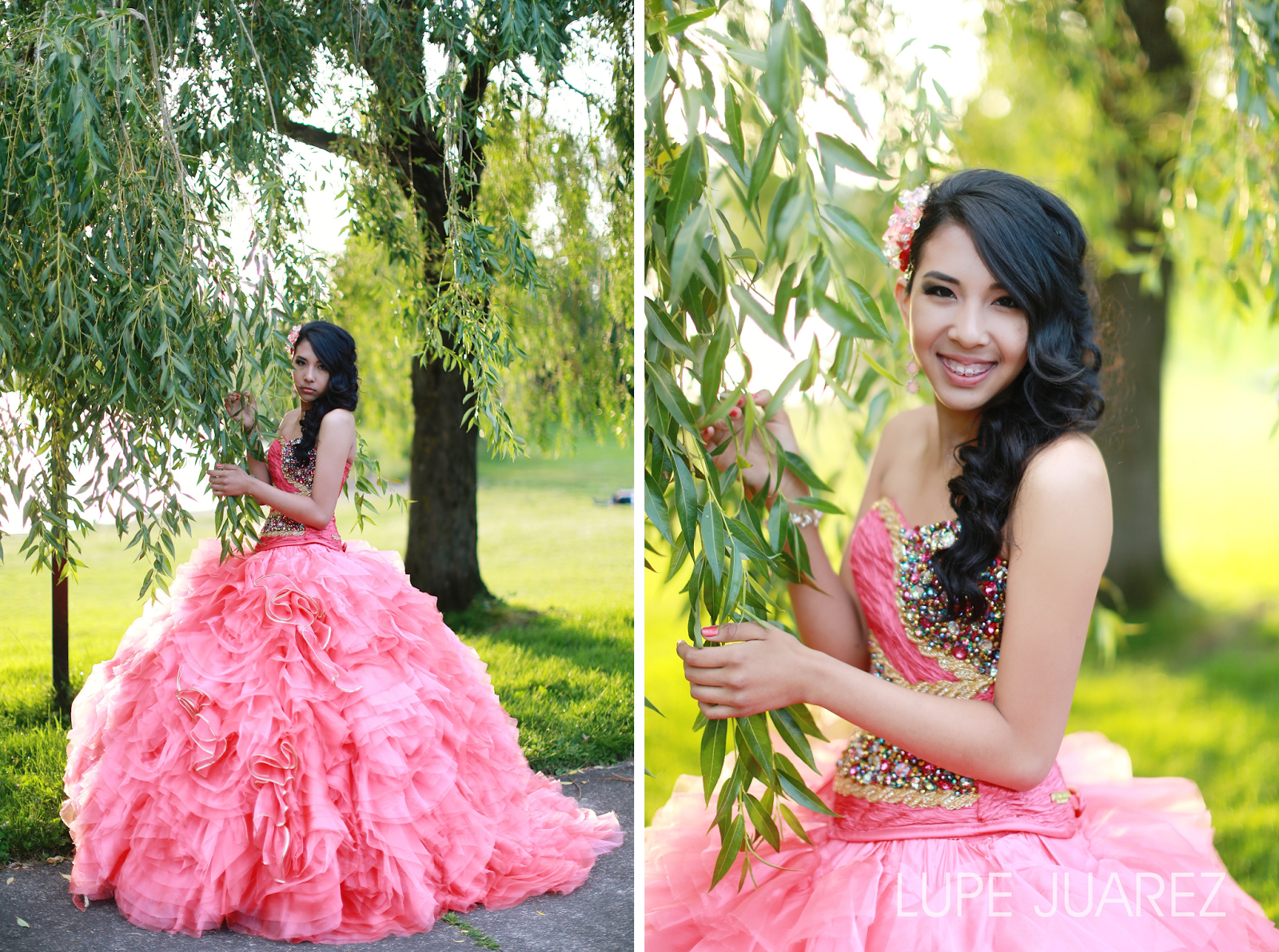 Cathedral Park Portland  Oregon Quincea era Aly Juarez 