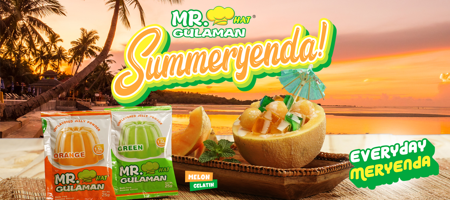 Summeryenda! Embrace Summer Days with Cool Tropical Gulaman Flavors