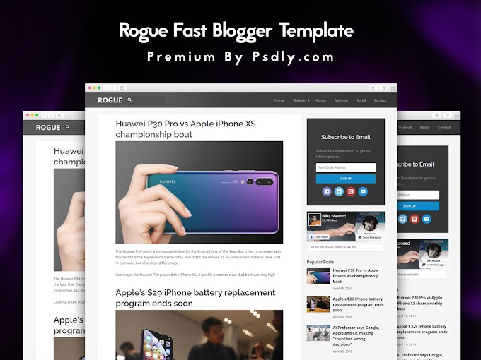 قالب مجاني Rogue Fast Blogger Premium
