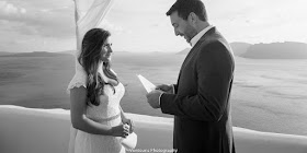 Wedding Inspiration- Oia, Santorini Greece wedding. Photo by Ventouris Photography