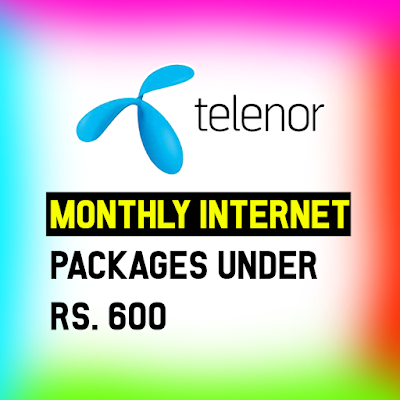 telenor monthly internet package