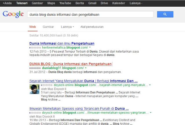 Dunia Blog