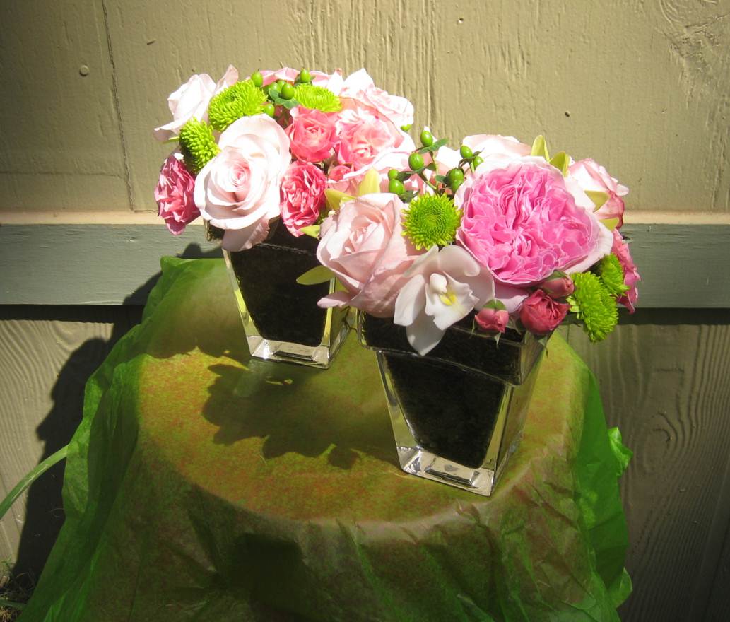 rose centerpieces for weddings