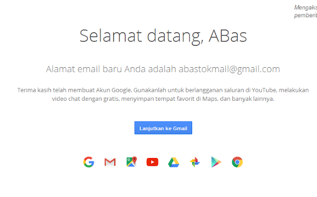 cara mudah membuat akun gmail, cara membuat email Google, Buat Gmail