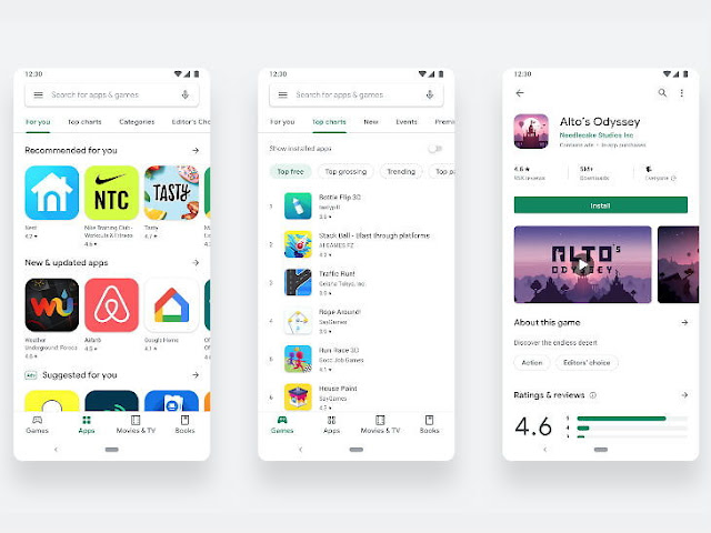 Google Play Store Redesign