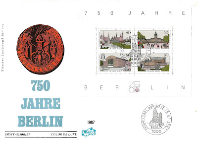 FDC 750 ans de Berlin 1987