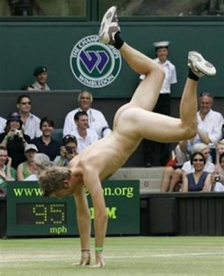 Naked Tennis On The Floor