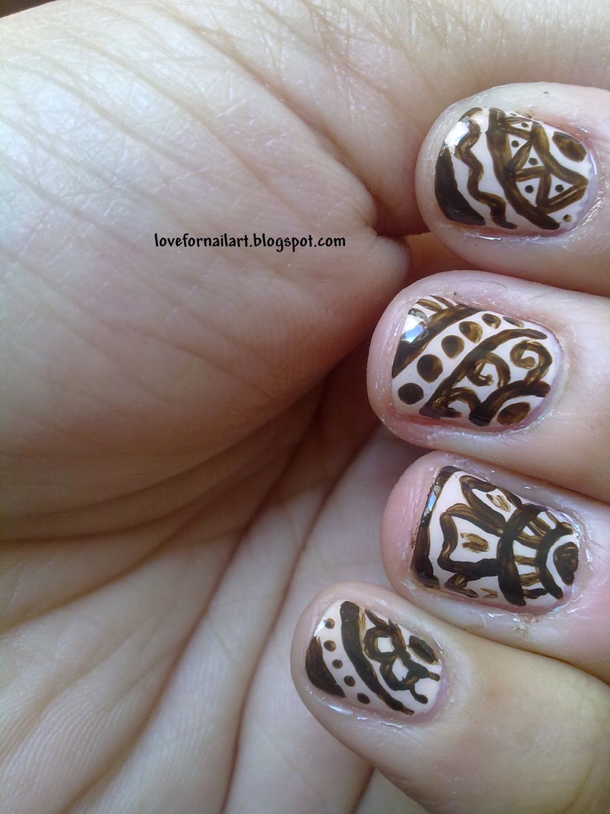 Love For Nail Art Mehndi Henna Nail Art 