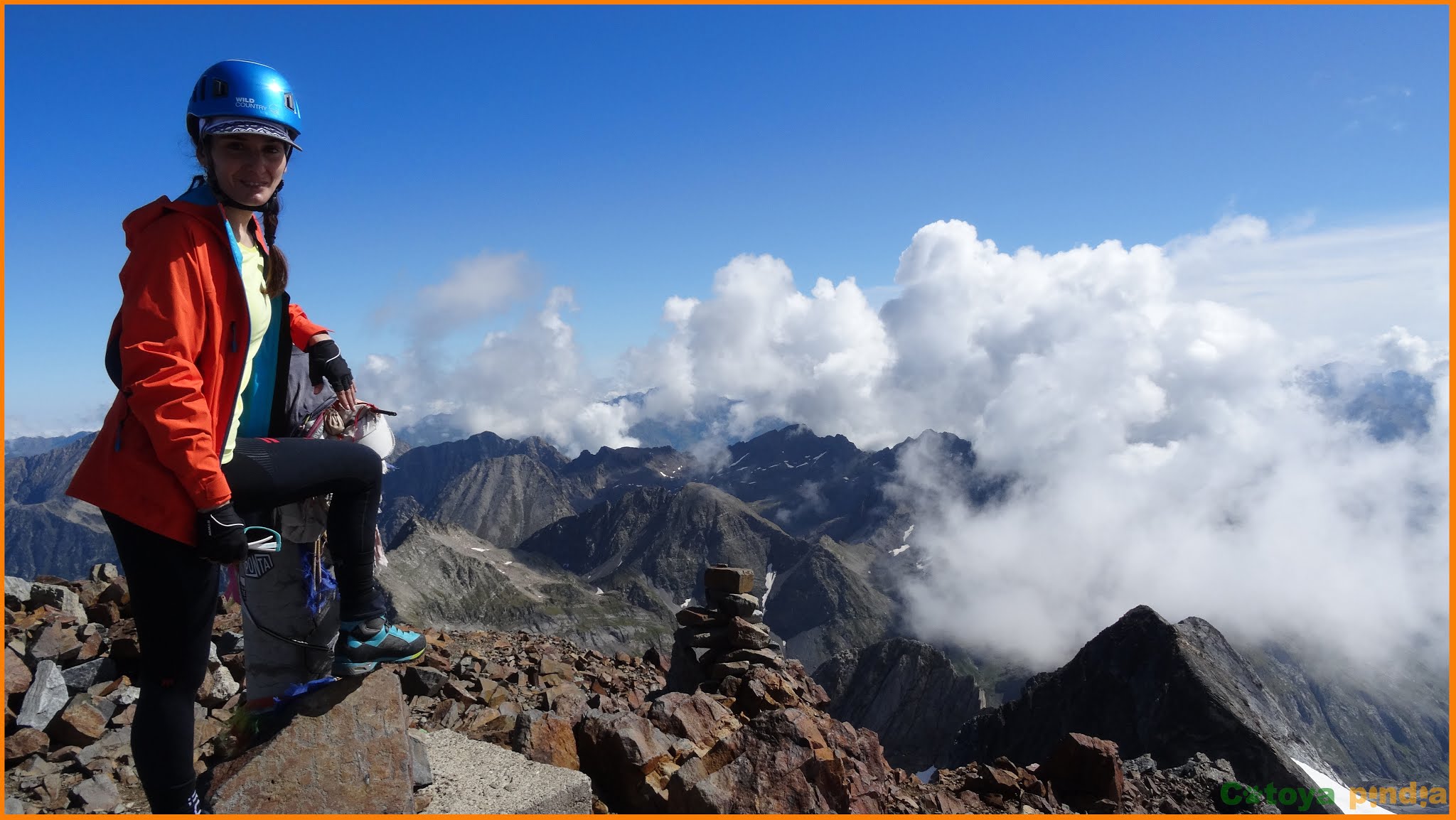 Pico Vignemale. Techo de los Pirineos franceses. Ruta por los Pirineos.