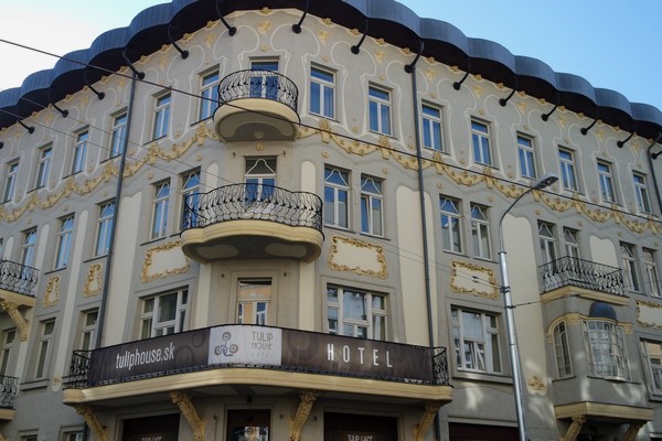 bratislava art nouveau tulip hotel house