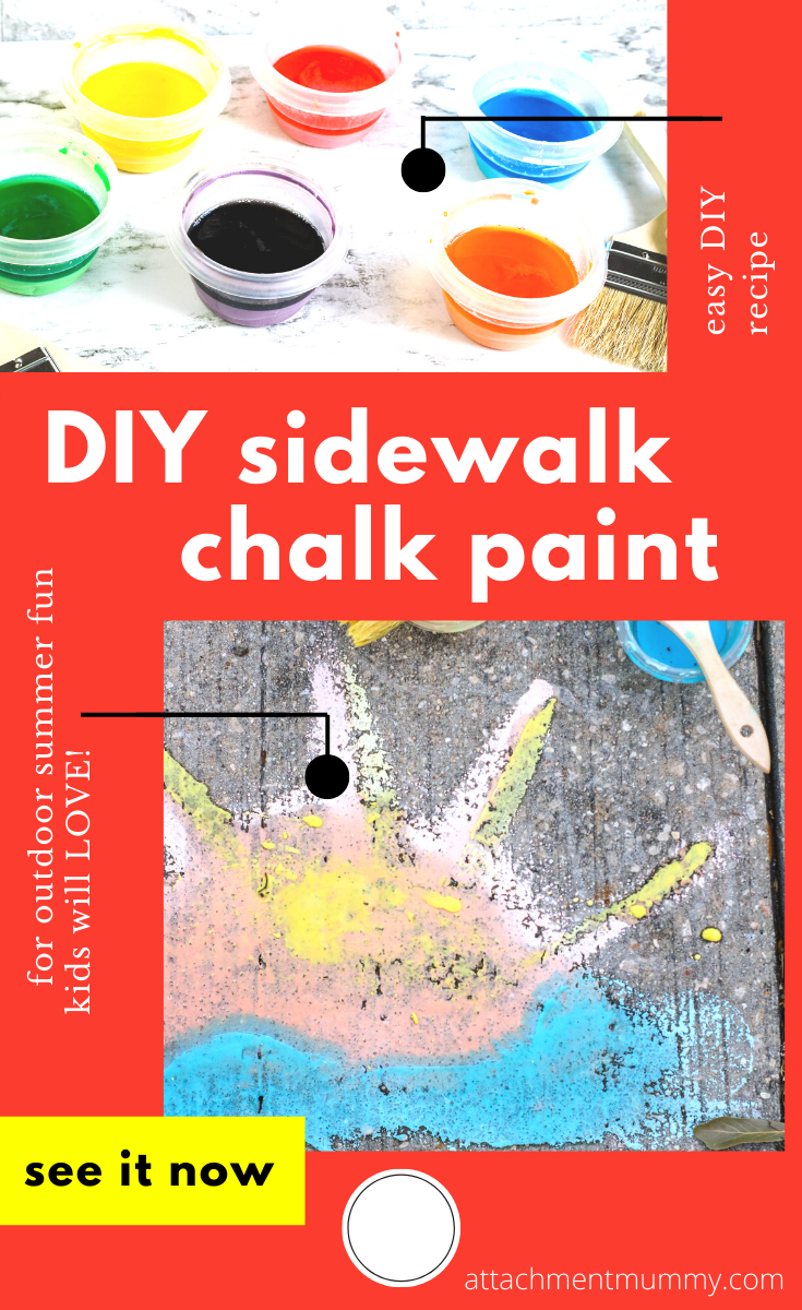 How To Make Diy Sidewalk Chalk Paint