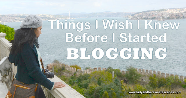 Things I wish I knew before I started Blogging