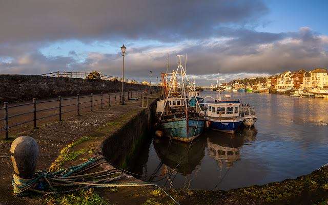 Photo of fishing boats in Maryport Harbour