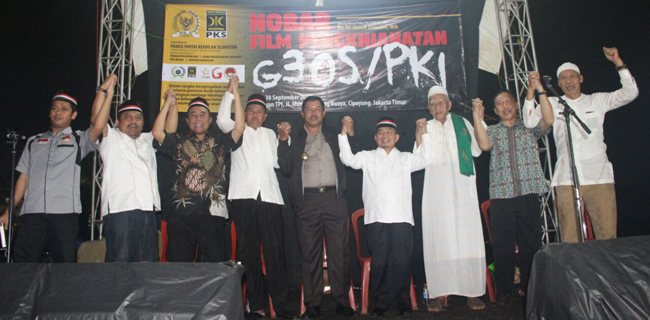 Lima Ribu Orang Hadiri Nobar Film G30SPKI di Lubang Buaya 