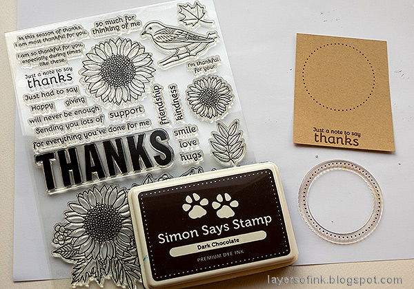 Layers of ink - Autumn Squirrel Card Tutorial by Anna-Karin Evaldsson. Made with the Simon Says Stamp November Cardkit.