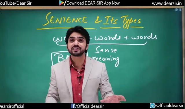 Sentence & Its Types 