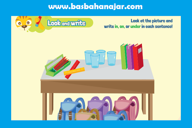 Kunci Jawaban Bahasa Inggris Kelas 2 Halaman 57 Look and Write Kurikulum Merdeka