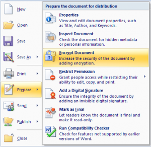 Cara Password Ms. Office Word 2007